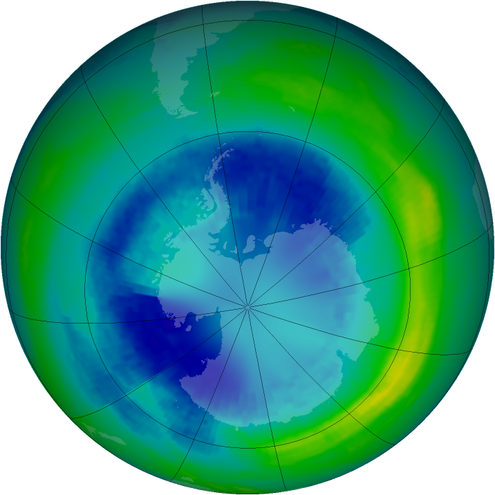 Ozone Map 2004-08-30